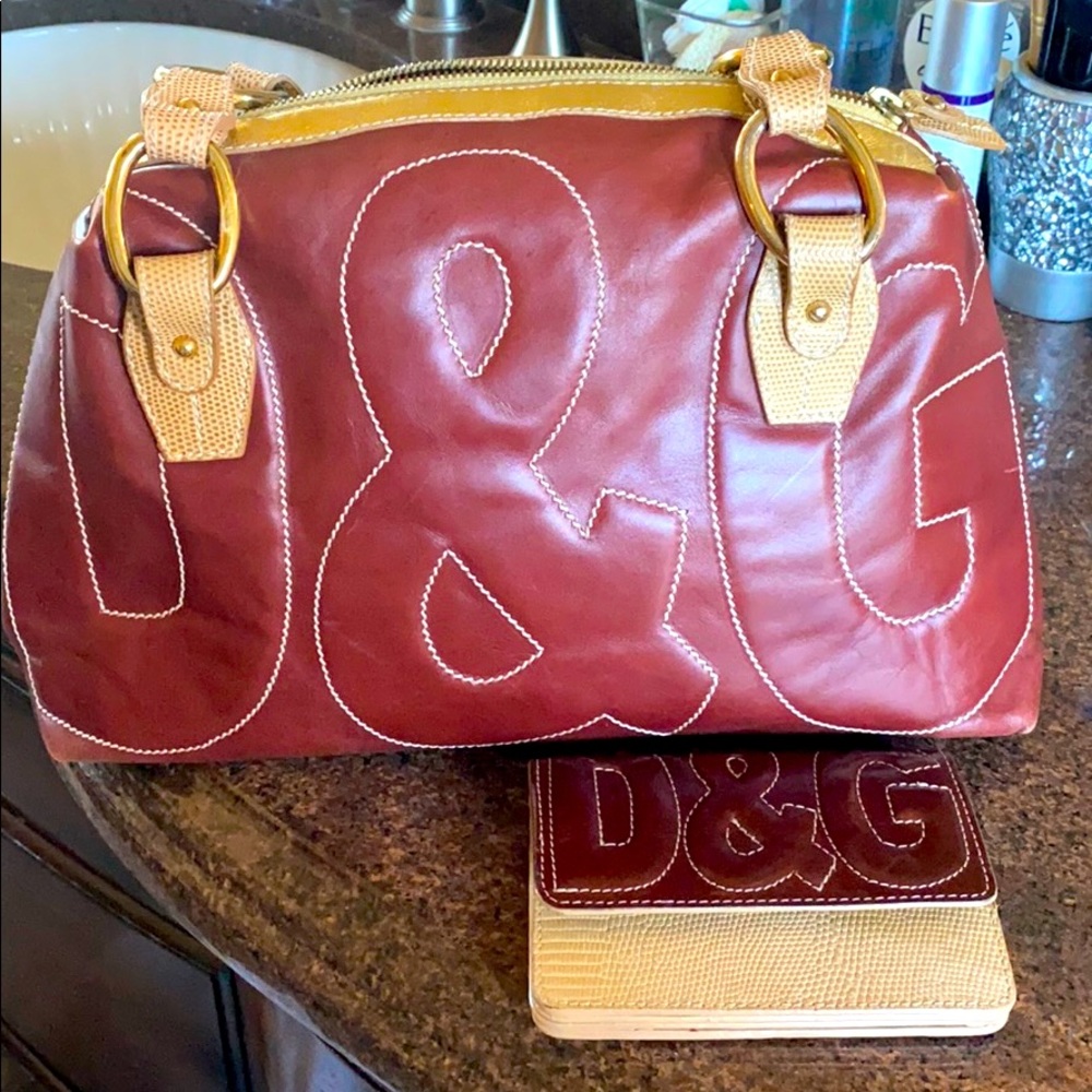 Vintage Dolce and Gabbana bag and wallet
